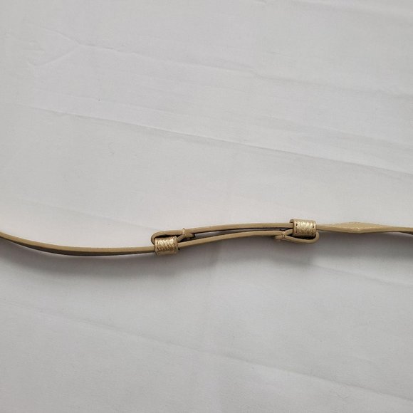 Women’s Tan Leather Slim  Belt - Picture 7 of 7